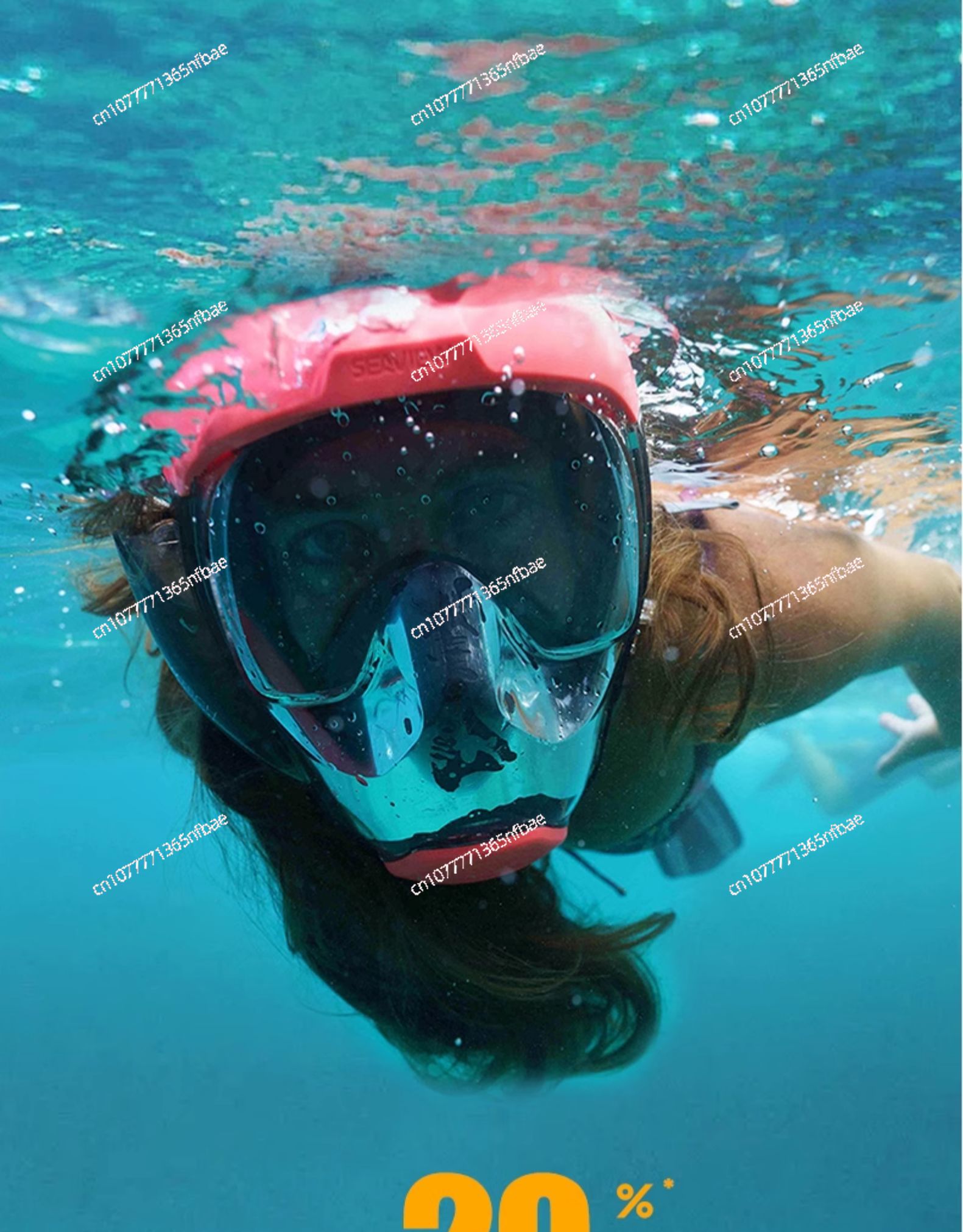 Diving Mask - シュノーケリングマスク ダイビングゴーグル 大人用 曇り止めマスク フルドライシュノーケル装備