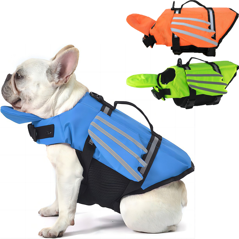 Life Jacket - 犬用ライフジャケット 反射調整可能 夏用 大型犬 水着 安全ベスト