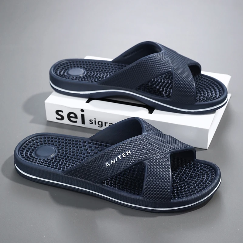 サイズ 48 マッサージスリッパメンズ夏屋内ハウスバスルーム - Flippers Swimming のレビューと価格