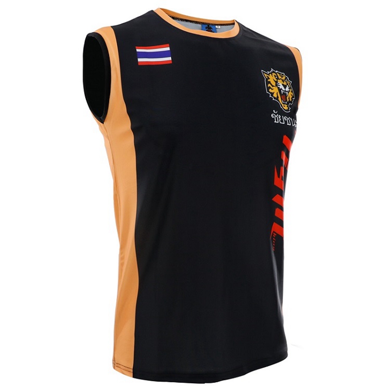 タイガムエタイ男性用シャツ、キックボクシングファイト、格闘技 - Rash Guard のレビューと価格