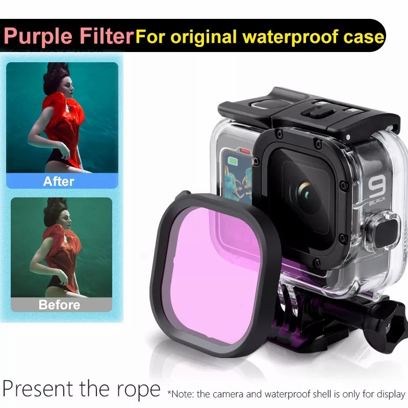 フィルターキットマゼンタシュノーケルレンズ赤色カラーフィルタ - Snorkel Set のレビューと価格