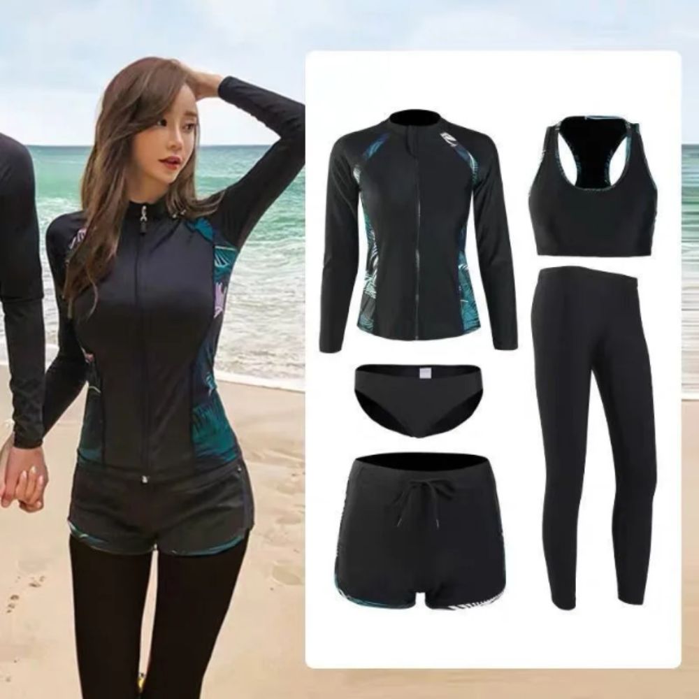 長袖スプリットウェットスーツ長ズボン柔らかい素材ダイビングス - Wetsuit Men のレビューと価格