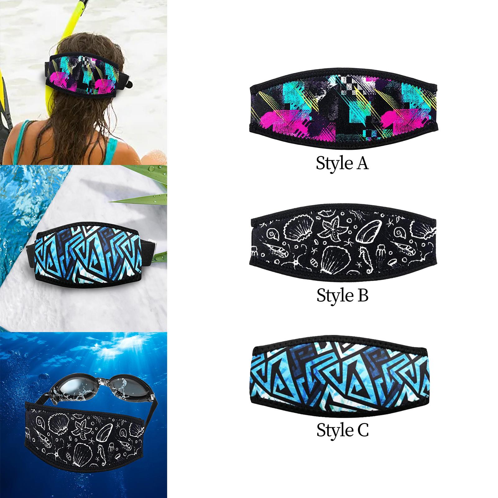 ソフトなネオプレン素材のマスク用スラップストラップカバー。ダ - Diving Mask のレビューと価格