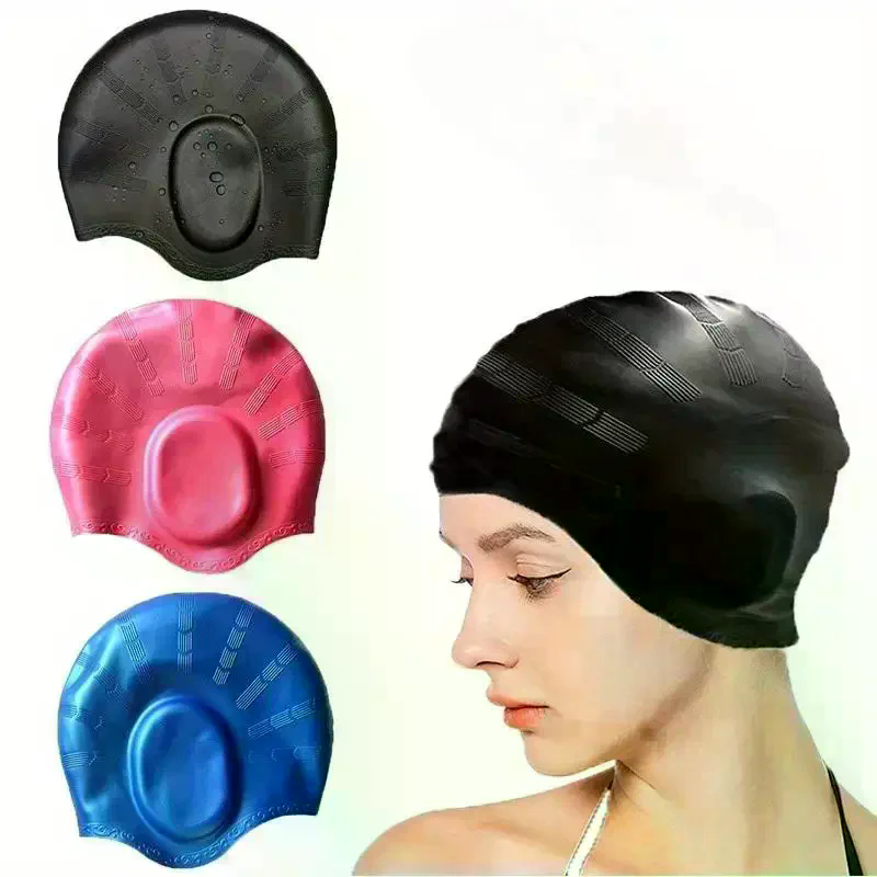 /HTF/防水スイミングキャップ 高弾性耳保護付き大型シリコ - Diving Mask のレビューと価格