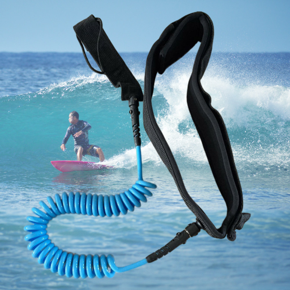 コイル状リーシュ、調節可能なSUPサーフボード用ウエストリー - Surfboard Leash のレビューと価格