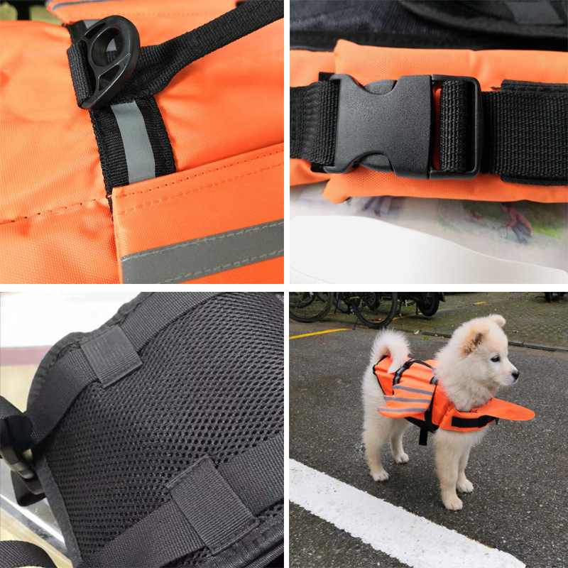 犬用ライフジャケット 反射調整可能 夏用 大型犬 水着 安全 - Life Jacket のレビューと価格