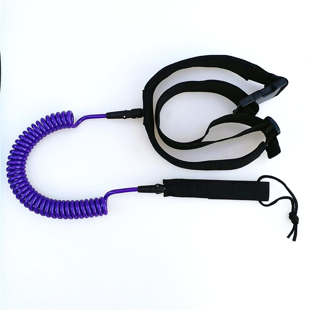 コイル状SUPリーシュ、耐久性のあるTPUとステンレススチー - Surfboard Leash のレビューと価格