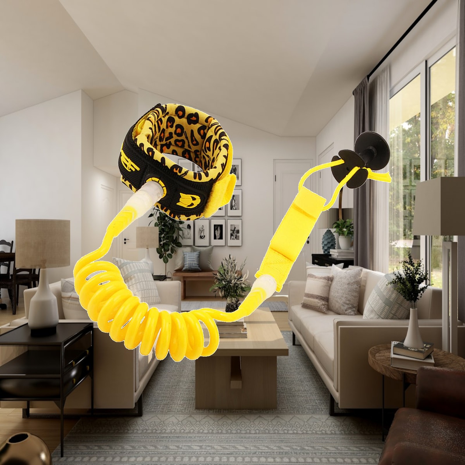 サーフボードリーシュ ソフト弾性パッド入り足首ストラップ レ - Surfboard Leash のレビューと価格